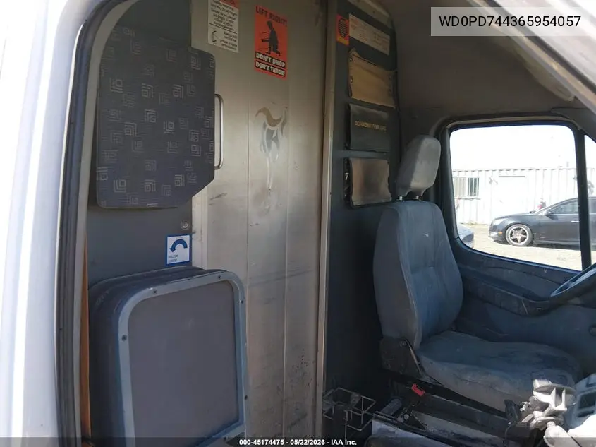 2006 Dodge Sprinter Van 2500 Shc VIN: WD0PD744365954057 Lot: 45174475