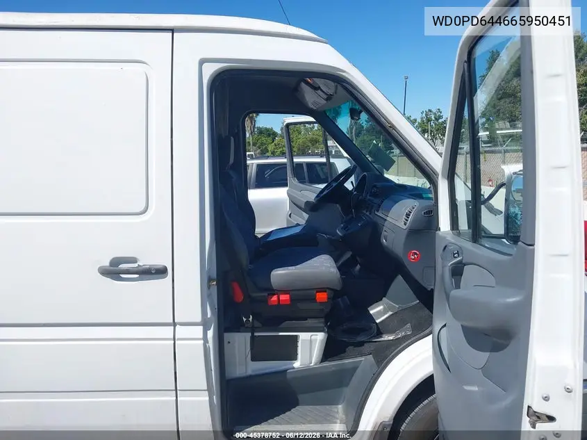 2006 Dodge Sprinter Van 2500 Hc VIN: WD0PD644665950451 Lot: 45378752