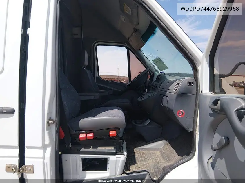 2006 Dodge Sprinter Van 2500 Shc VIN: WD0PD744765929968 Lot: 45463352