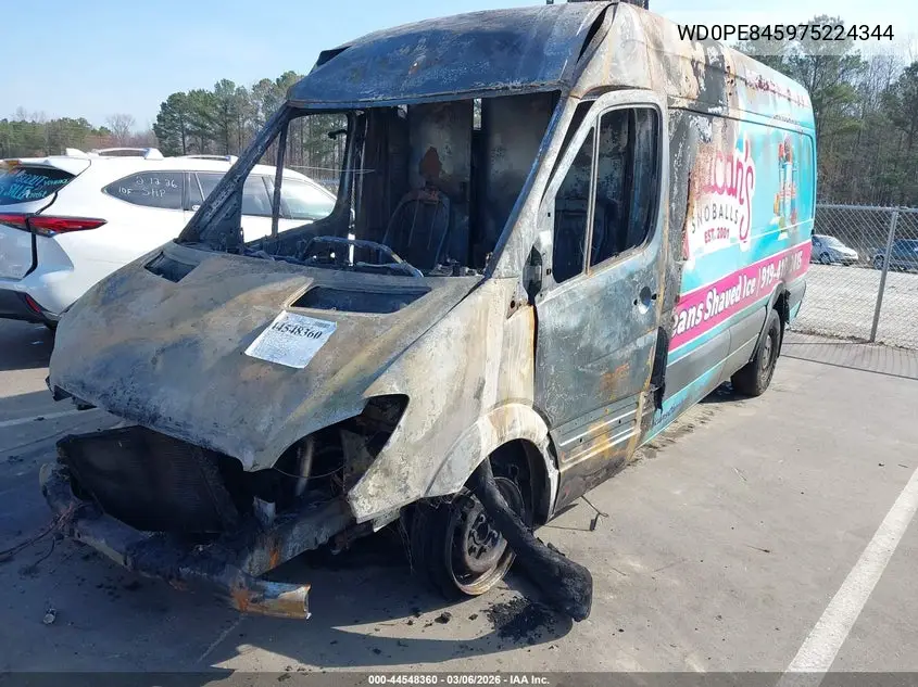 2007 Dodge Sprinter Van 2500 High Roof VIN: WD0PE845975224344 Lot: 44548360