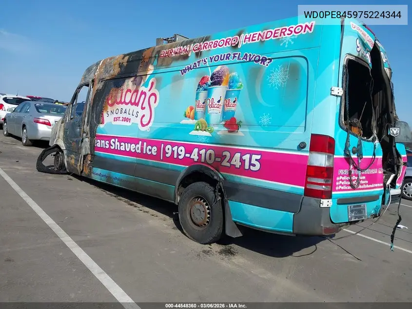 2007 Dodge Sprinter Van 2500 High Roof VIN: WD0PE845975224344 Lot: 44548360