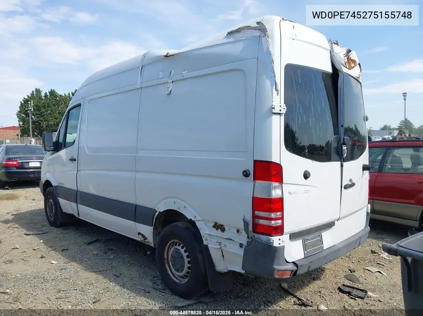 2007 Dodge Sprinter Van 2500 VIN: WD0PE745275155748 Lot: 44878828