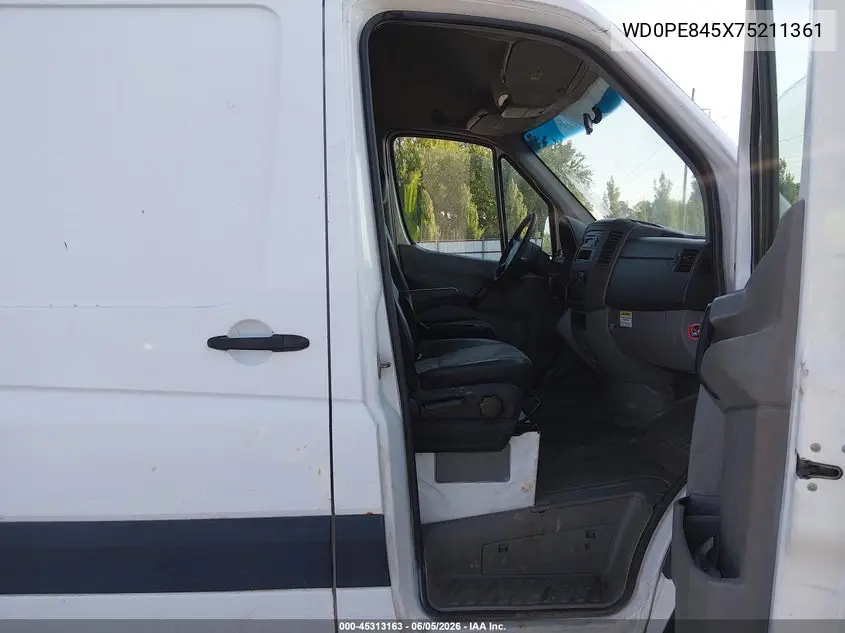2007 Dodge Sprinter Van 2500 High Roof VIN: WD0PE845X75211361 Lot: 45313163