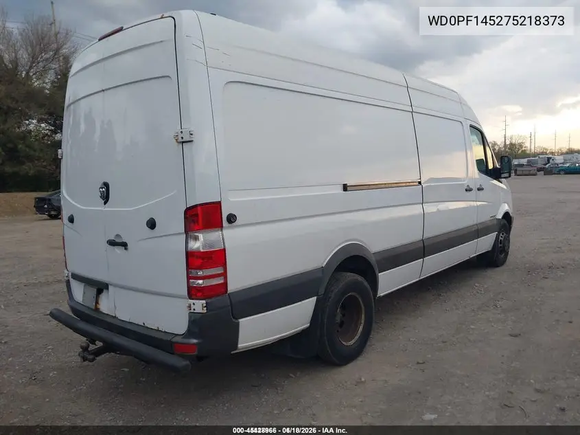 2007 Dodge Sprinter Van 3500 High Roof VIN: WD0PF145275218373 Lot: 45428966