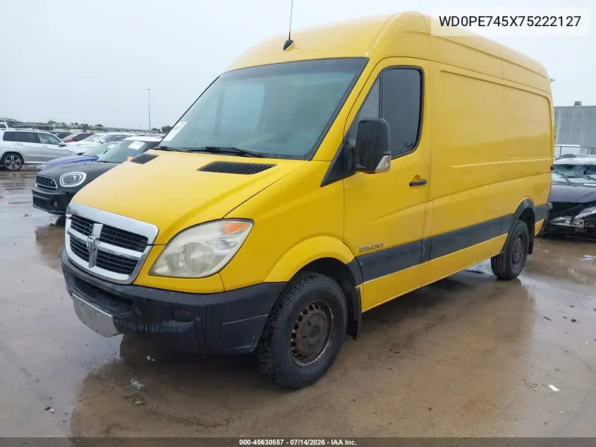 2007 Dodge Sprinter Van 2500 VIN: WD0PE745X75222127 Lot: 45630557