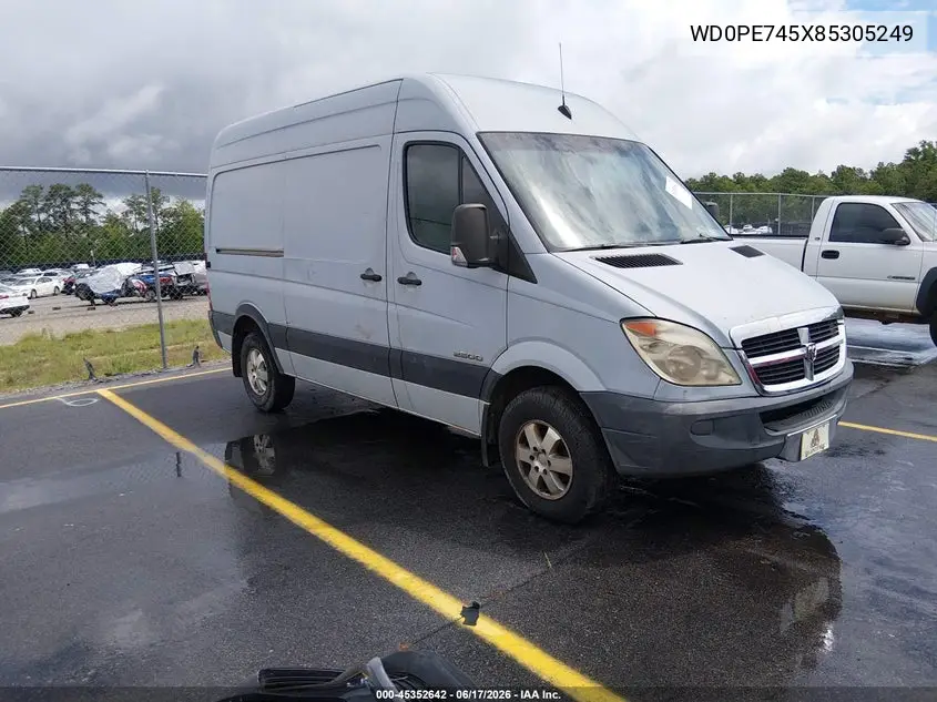 2008 Dodge Sprinter Van 2500 VIN: WD0PE745X85305249 Lot: 45352642