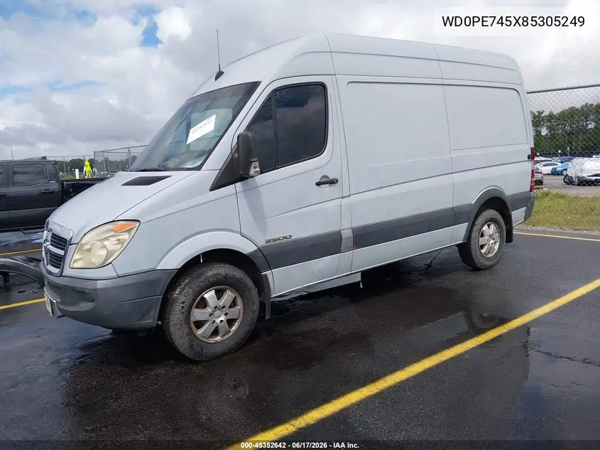 2008 Dodge Sprinter Van 2500 VIN: WD0PE745X85305249 Lot: 45352642