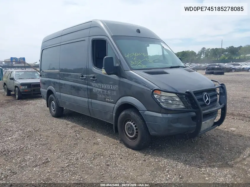 2008 Dodge Sprinter Van 2500 VIN: WD0PE745185278085 Lot: 45425466