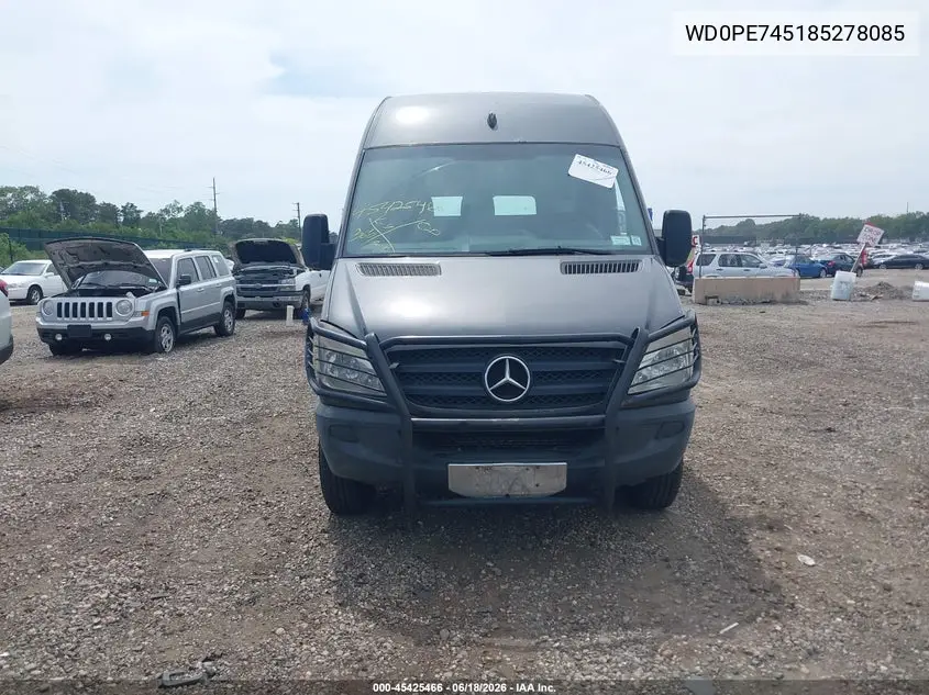 2008 Dodge Sprinter Van 2500 VIN: WD0PE745185278085 Lot: 45425466