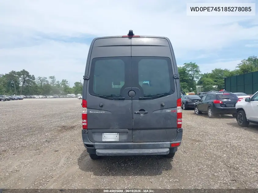 2008 Dodge Sprinter Van 2500 VIN: WD0PE745185278085 Lot: 45425466