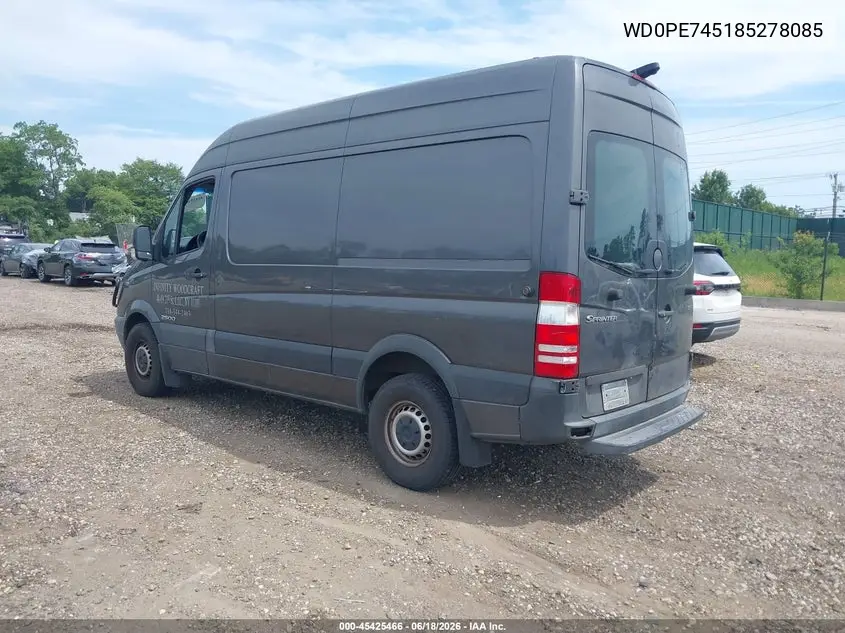2008 Dodge Sprinter Van 2500 VIN: WD0PE745185278085 Lot: 45425466