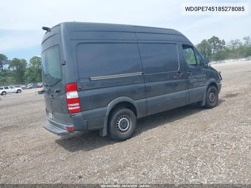 2008 Dodge Sprinter Van 2500 VIN: WD0PE745185278085 Lot: 45425466