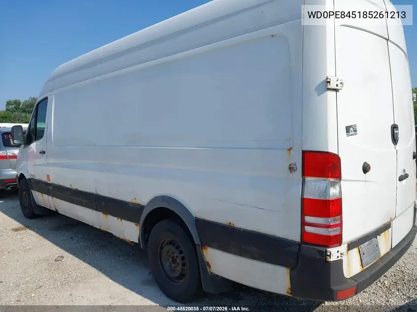 2008 Dodge Sprinter Van 2500 High Roof VIN: WD0PE845185261213 Lot: 45520035