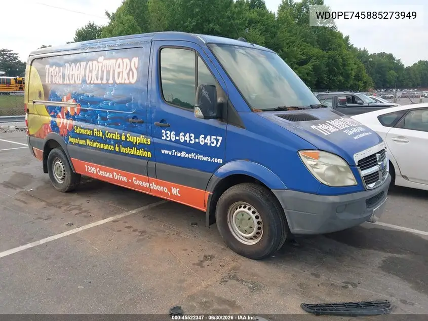 2008 Dodge Sprinter Van 2500 VIN: WD0PE745885273949 Lot: 45522347