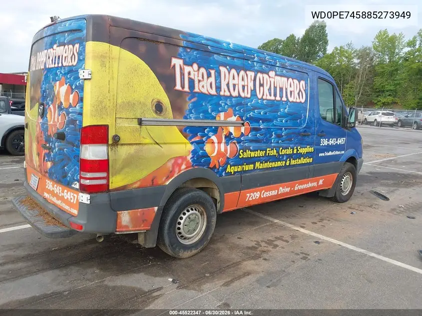 2008 Dodge Sprinter Van 2500 VIN: WD0PE745885273949 Lot: 45522347
