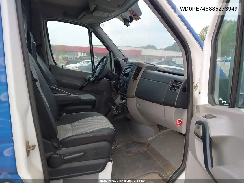 2008 Dodge Sprinter Van 2500 VIN: WD0PE745885273949 Lot: 45522347