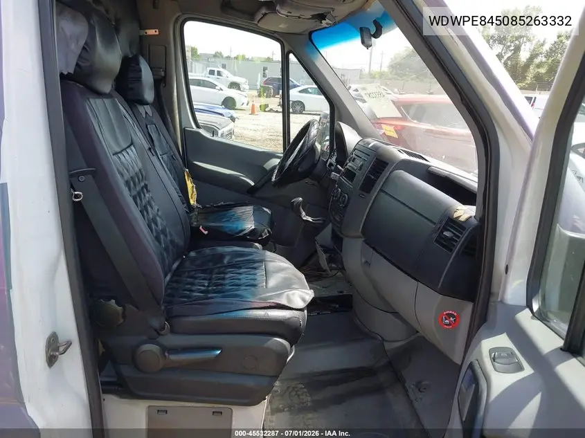 2008 Dodge Sprinter Wagon 2500 VIN: WDWPE845085263332 Lot: 45532287