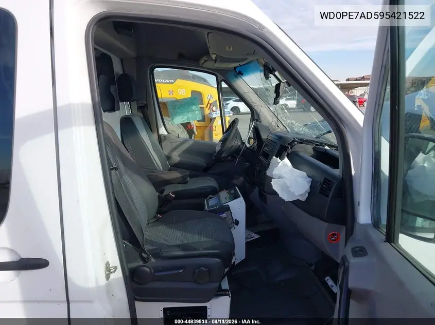 2009 Dodge Sprinter 2500 VIN: WD0PE7AD595421522 Lot: 44633036