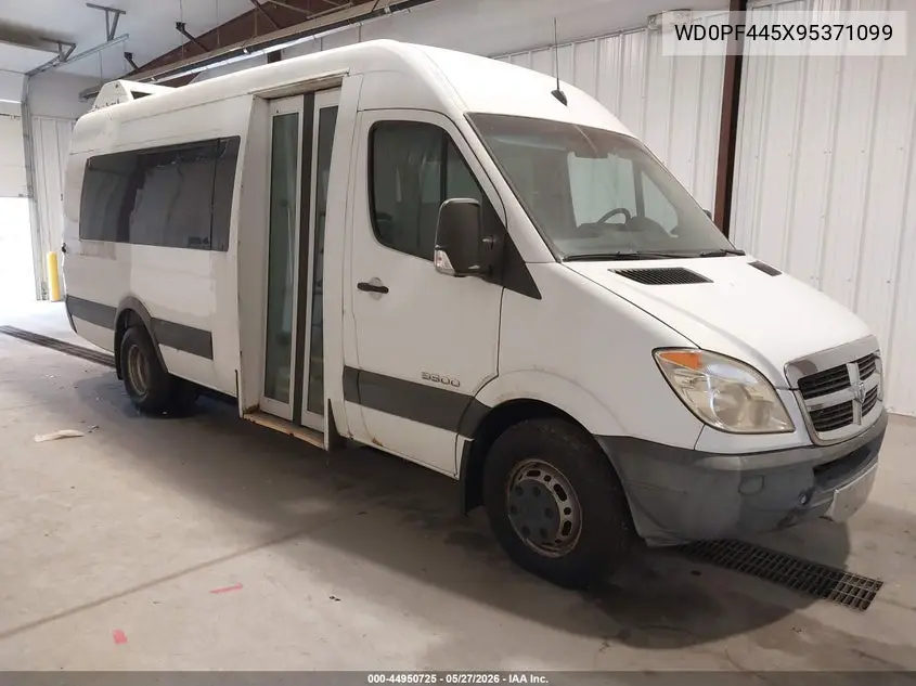 2009 Dodge Sprinter Van 3500 High Roof VIN: WD0PF445X95371099 Lot: 44950725