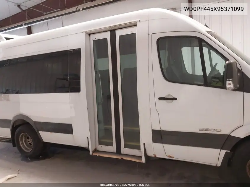 2009 Dodge Sprinter Van 3500 High Roof VIN: WD0PF445X95371099 Lot: 44950725