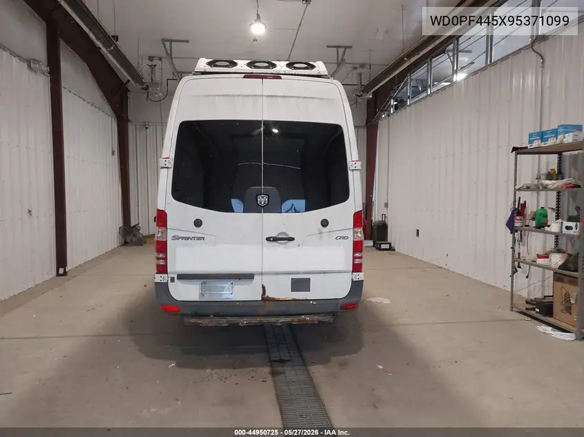 2009 Dodge Sprinter Van 3500 High Roof VIN: WD0PF445X95371099 Lot: 44950725