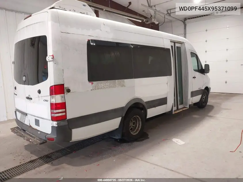 2009 Dodge Sprinter Van 3500 High Roof VIN: WD0PF445X95371099 Lot: 44950725