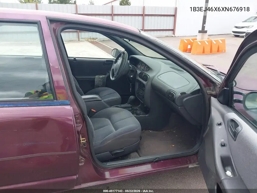 1999 Dodge Stratus VIN: 1B3EJ46X6XN676918 Lot: 45177143