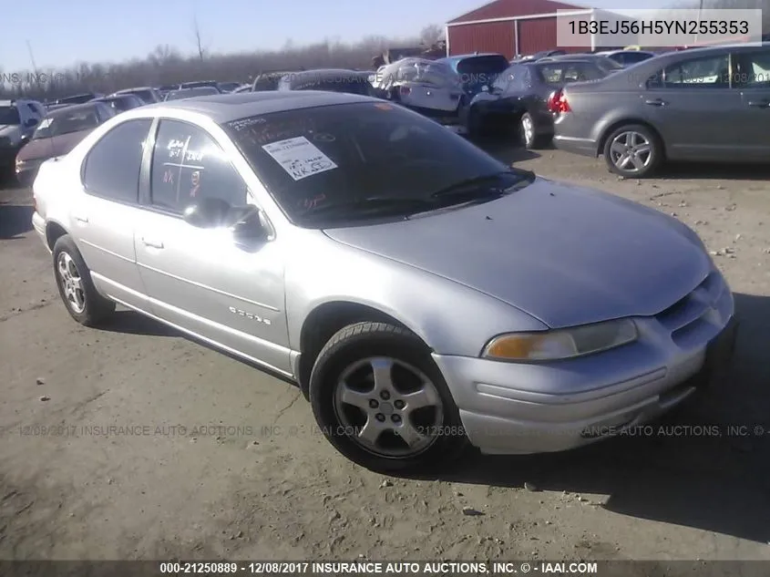 2000 Dodge Stratus Es VIN: 1B3EJ56H5YN255353 Lot: 21250889