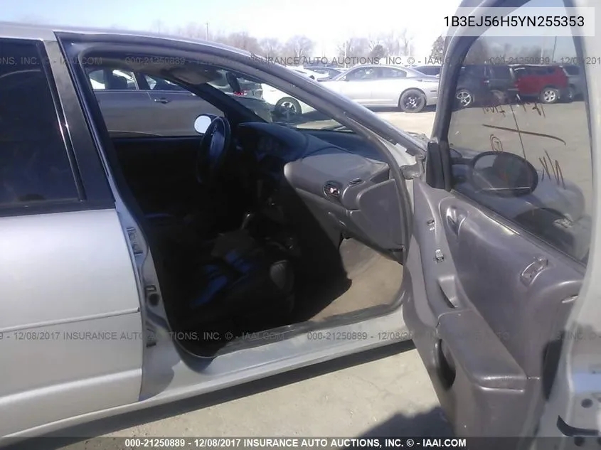 2000 Dodge Stratus Es VIN: 1B3EJ56H5YN255353 Lot: 21250889