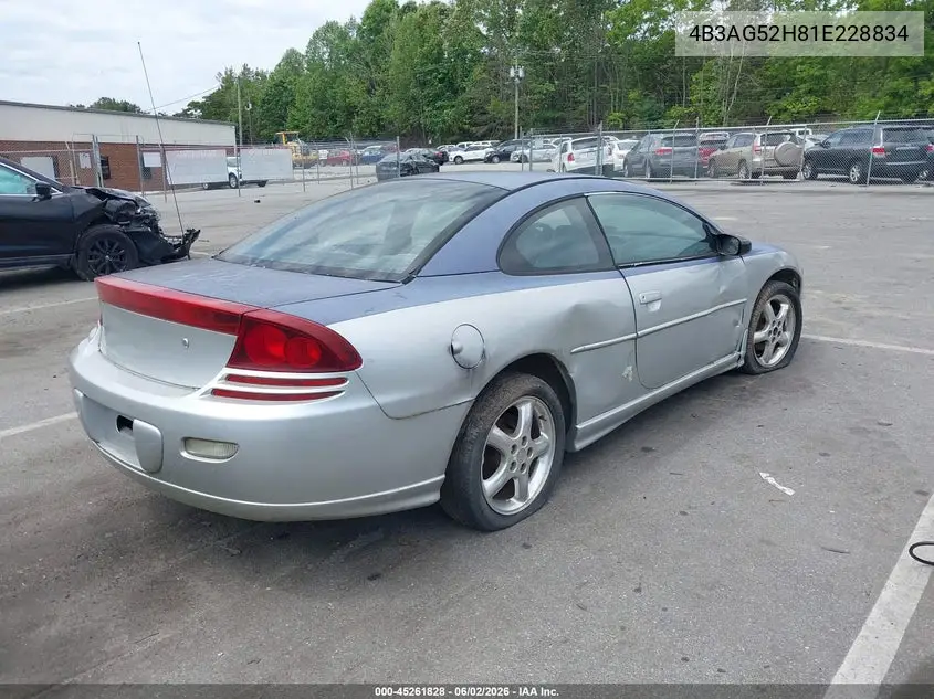 2001 Dodge Stratus R/T VIN: 4B3AG52H81E228834 Lot: 45261828
