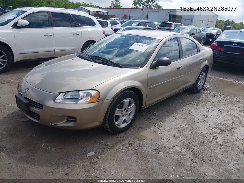 2002 Dodge Stratus Se Plus VIN: 1B3EL46XX2N285077 Lot: 45213057
