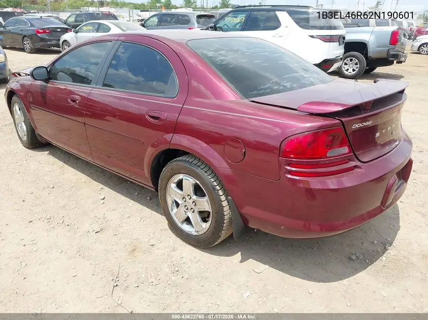 2002 Dodge Stratus Se Plus/Sxt VIN: 1B3EL46R62N190601 Lot: 45622760