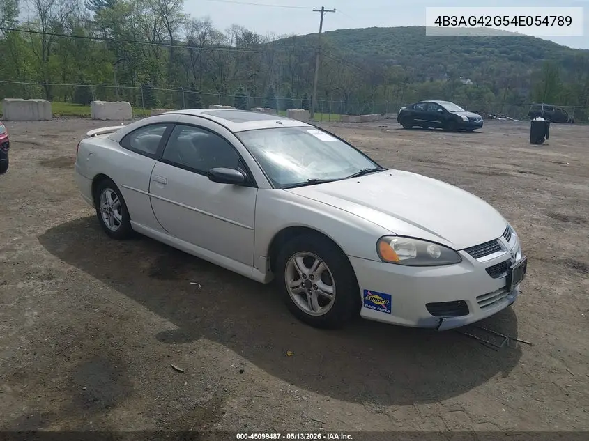 2004 Dodge Stratus Sxt VIN: 4B3AG42G54E054789 Lot: 45099487
