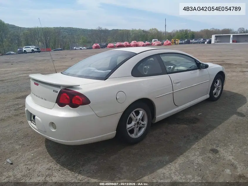 2004 Dodge Stratus Sxt VIN: 4B3AG42G54E054789 Lot: 45099487