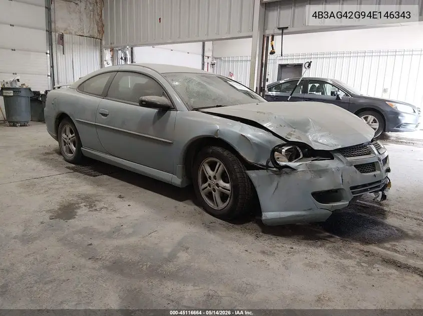 2004 Dodge Stratus Sxt VIN: 4B3AG42G94E146343 Lot: 45116664