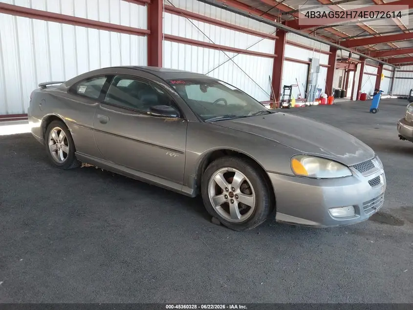 2004 Dodge Stratus R/T VIN: 4B3AG52H74E072614 Lot: 45360328