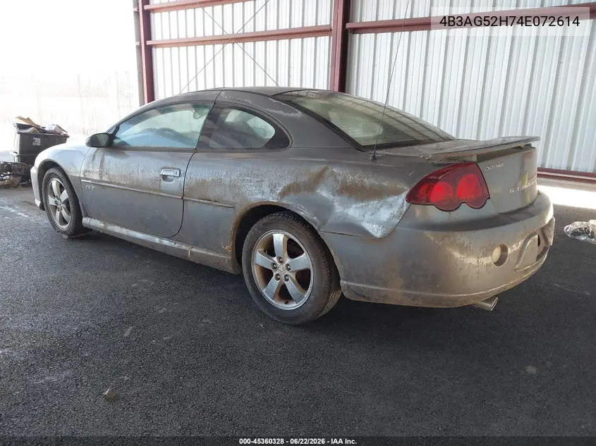 2004 Dodge Stratus R/T VIN: 4B3AG52H74E072614 Lot: 45360328