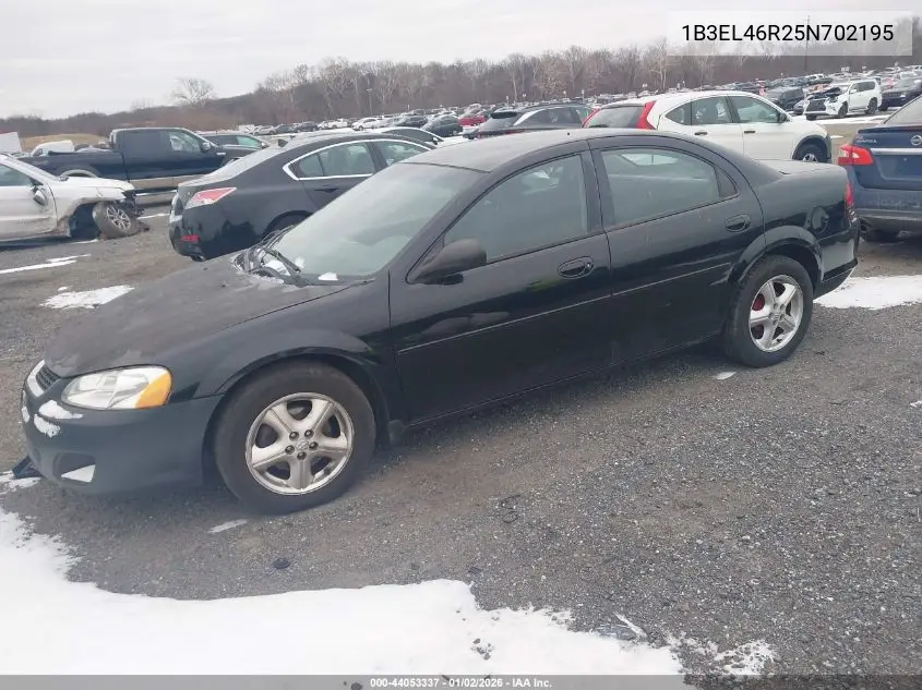 2005 Dodge Stratus Sxt VIN: 1B3EL46R25N702195 Lot: 44053337