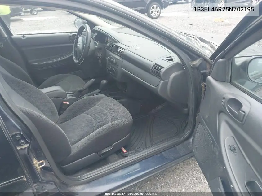 2005 Dodge Stratus Sxt VIN: 1B3EL46R25N702195 Lot: 44053337