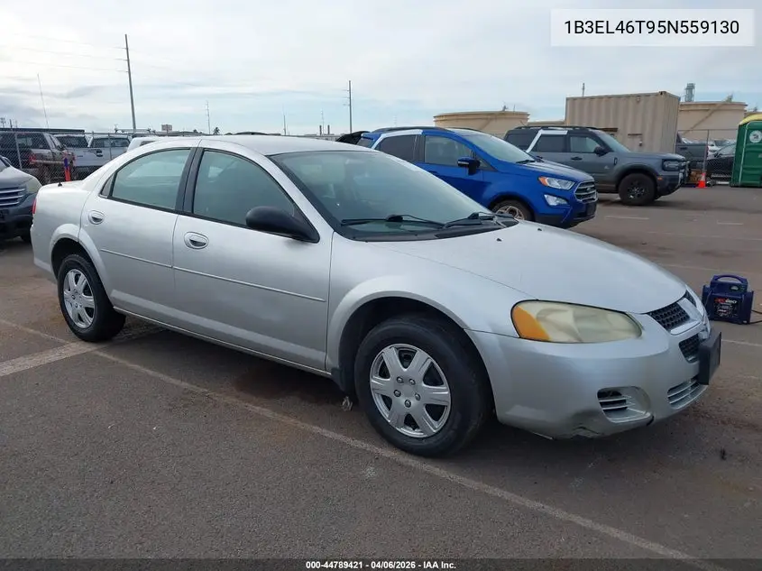 2005 Dodge Stratus Sxt VIN: 1B3EL46T95N559130 Lot: 44789421