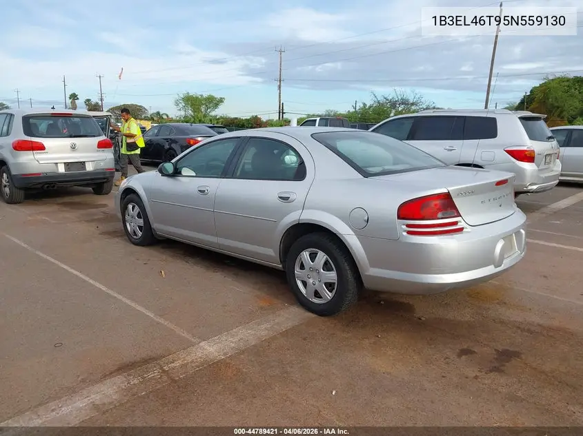 2005 Dodge Stratus Sxt VIN: 1B3EL46T95N559130 Lot: 44789421