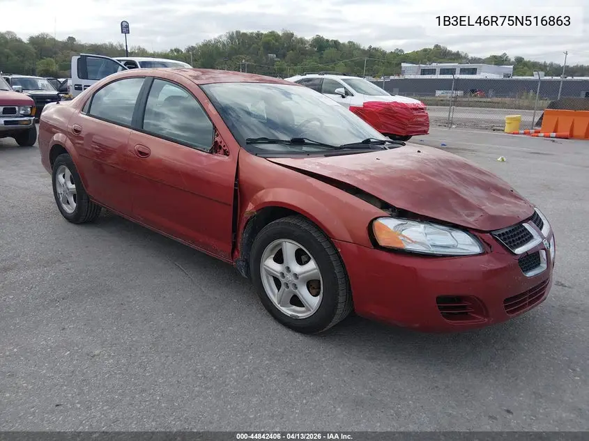 2005 Dodge Stratus Sxt VIN: 1B3EL46R75N516863 Lot: 44842406