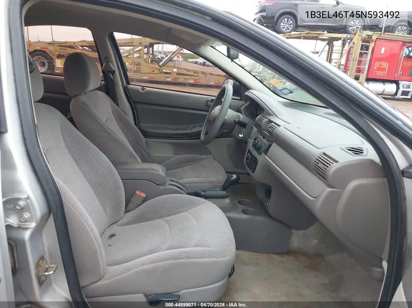 2005 Dodge Stratus Sxt VIN: 1B3EL46T45N593492 Lot: 44899071
