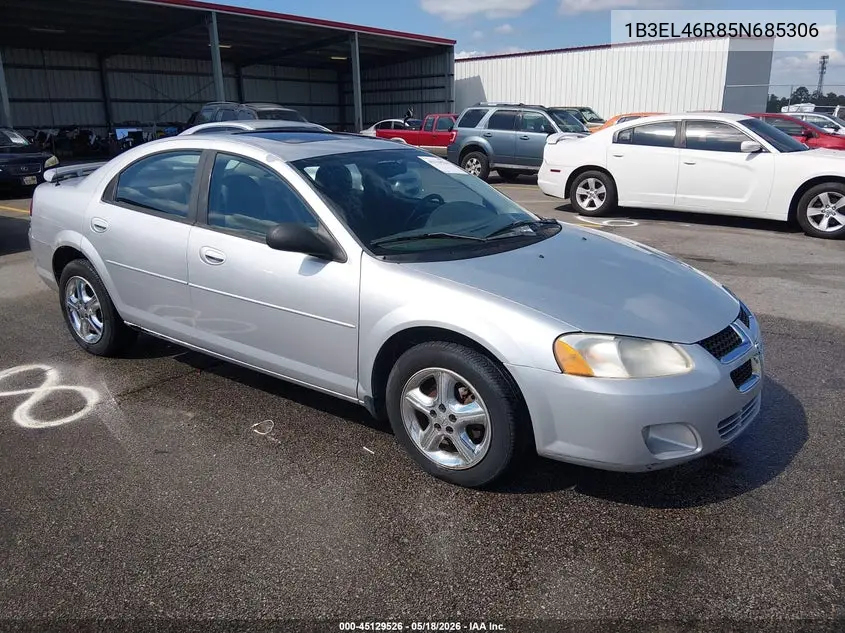 2005 Dodge Stratus Sxt VIN: 1B3EL46R85N685306 Lot: 45129526