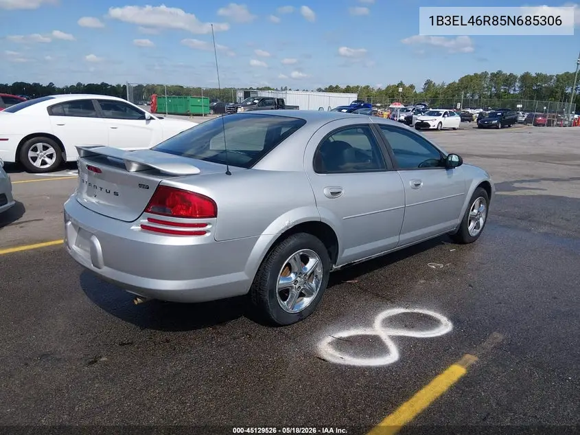 2005 Dodge Stratus Sxt VIN: 1B3EL46R85N685306 Lot: 45129526