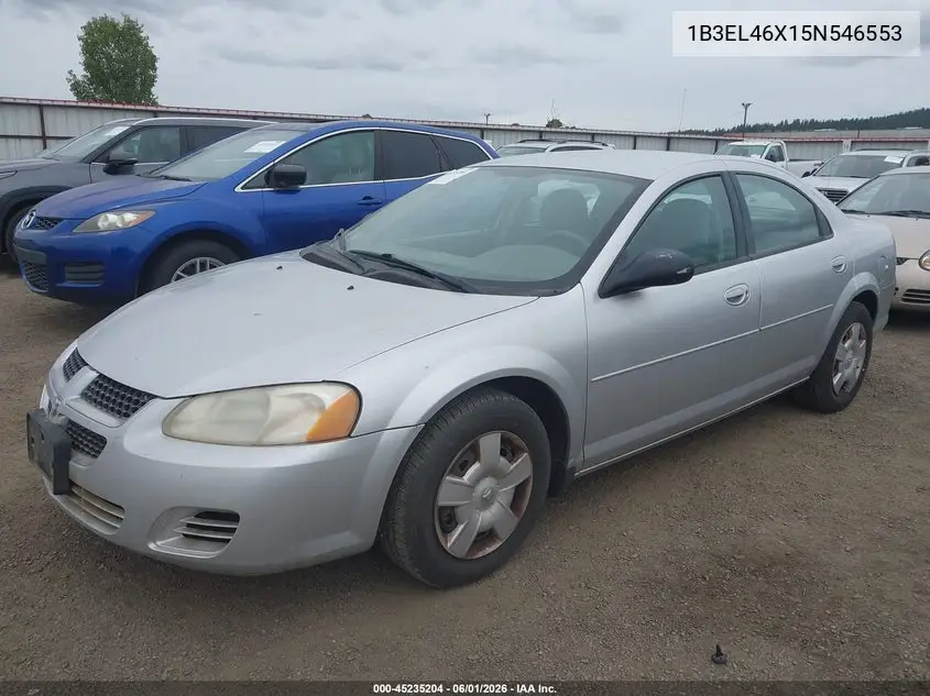 2005 Dodge Stratus Sxt VIN: 1B3EL46X15N546553 Lot: 45235204
