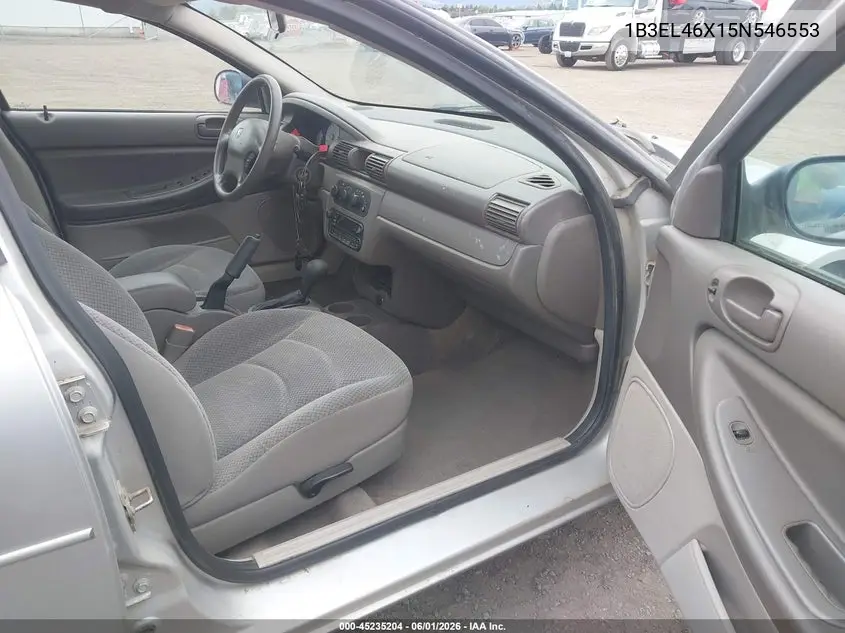2005 Dodge Stratus Sxt VIN: 1B3EL46X15N546553 Lot: 45235204