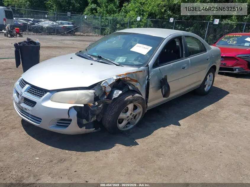2005 Dodge Stratus Sxt VIN: 1B3EL46R25N632519 Lot: 45472849