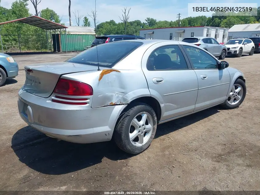 2005 Dodge Stratus Sxt VIN: 1B3EL46R25N632519 Lot: 45472849