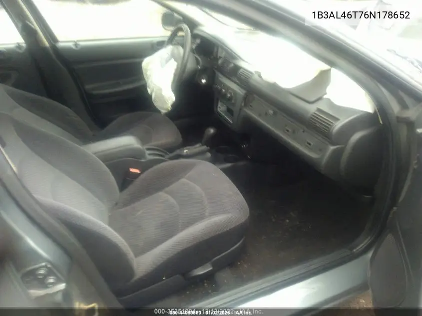 2006 Dodge Stratus Sxt VIN: 1B3AL46T76N178652 Lot: 44080860